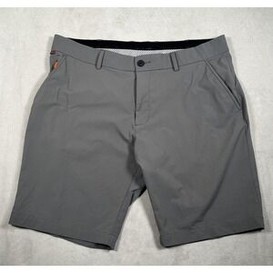 KJUS Men's Iver Performance Golf Short Gray 10" Inseam Size 40 Regular Fit-EUC